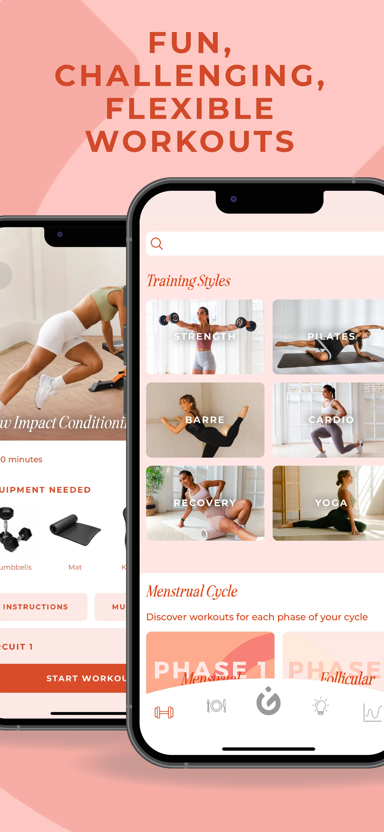 WeGLOW: Home Workout for Women screenshot