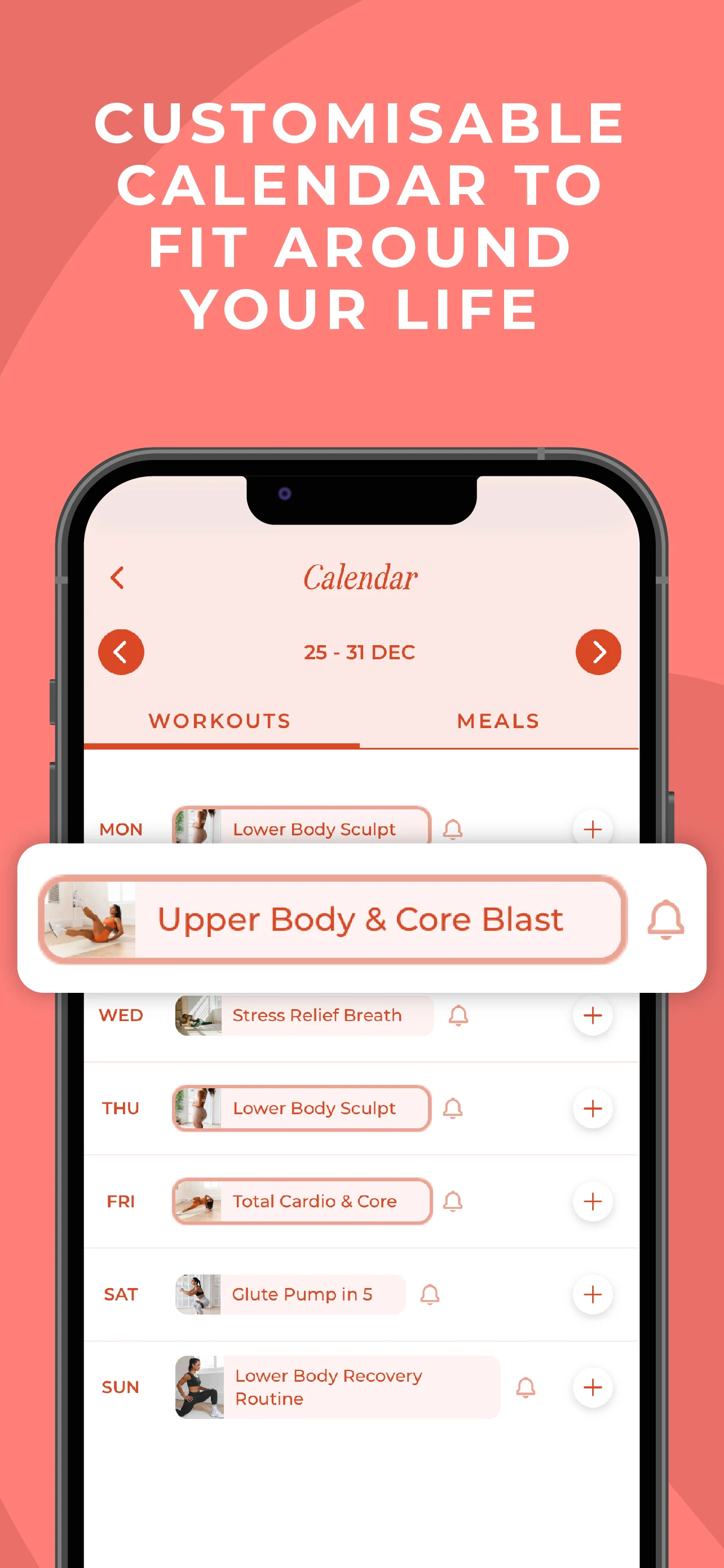 WeGLOW: Home Workout for Women screenshot